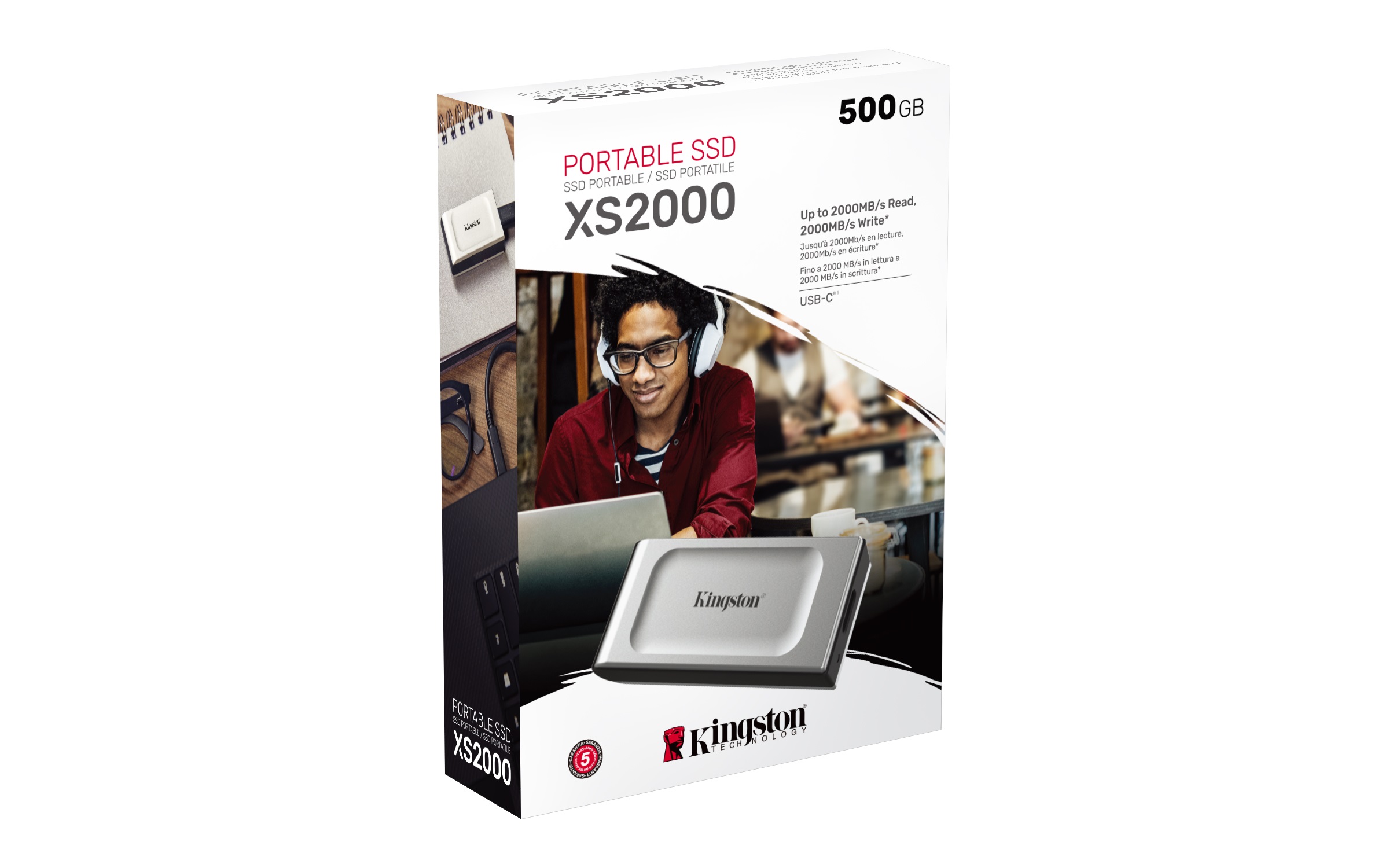 Kingston Ext SSD 500GB USB-C,